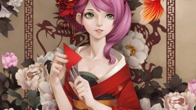 唯美《二次元》少女动漫桌面壁纸