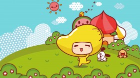 芒果仔卡通桌面壁纸
