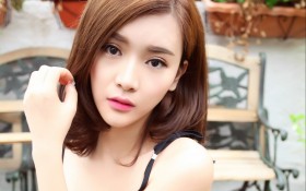 网络红人小祸祸管珂美女桌面壁纸