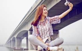 美女明星刘宇珽桌面壁纸