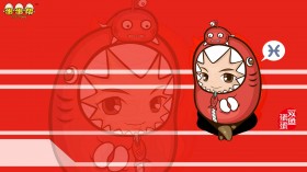 十二星座之双鱼座卡通桌面壁纸