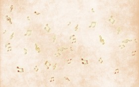 小清新唯美音符桌面壁纸