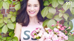 清新美女陈昱霖桌面壁纸
