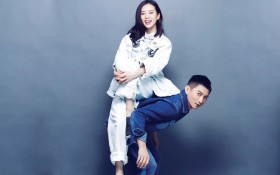 刘诗诗吴奇隆甜蜜写真桌面壁纸