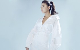 张雨绮林允两代星女郎写真桌面壁纸