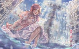 东方奇幻风绘画桌面壁纸