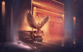 东方奇幻风绘画桌面壁纸