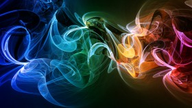 蓝色待机背景桌面壁纸