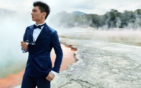 吴奇隆刘诗诗新西兰婚纱照桌面壁纸