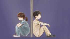《太阳的后裔》浪漫卡通桌面壁纸