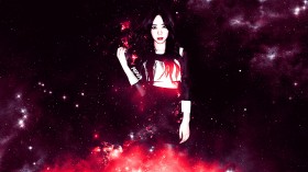 韩国美女明星非主流写真桌面壁纸