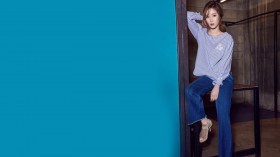 韩国美女明星林秀香桌面壁纸 