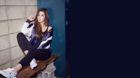 韩国美女明星林秀香桌面壁纸 