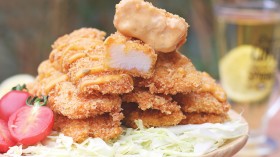 美味烤鱼排桌面壁纸