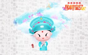 2016年国粹京剧中国风卡通桌面壁纸