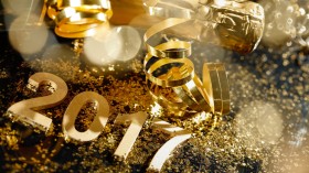 2017年新年创意背景桌面壁纸