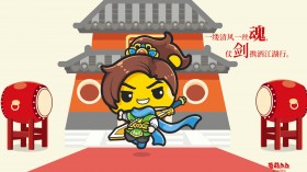 蘑菇点点仙侠系列卡通桌面壁纸