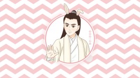 Q版帅哥明星张智尧桌面壁纸