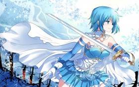 动漫《魔法少女小圆》美树沙耶香桌面壁纸