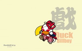 鸭嘴兽男孩和风物语桌面壁纸