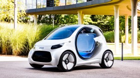 2017奔驰smart vision EQ fortwo桌面壁纸