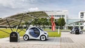 2017奔驰smart vision EQ fortwo桌面壁纸