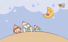 可爱卡通囧爸铅笔贱桌面壁纸