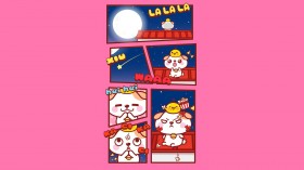 可爱卡通秋田君漫画系列桌面壁纸