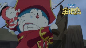 《哆啦A梦：大雄的金银岛》日本动画电影桌面壁纸
