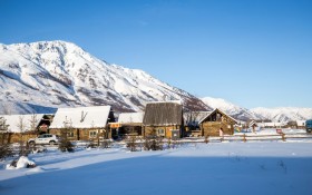 冬季唯美白色雪景桌面壁纸