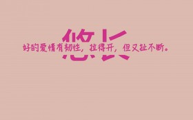 爱情文字语录桌面壁纸