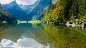 唯美青山绿水自然风景桌面壁纸