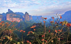 广东韶关丹霞山人文风景桌面壁纸