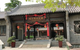 广东东莞粤晖园建筑风景桌面壁纸
