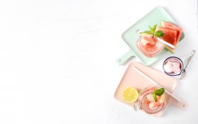 夏日可口的西瓜桌面壁纸