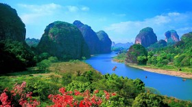 江西龙虎山自然风景桌面壁纸