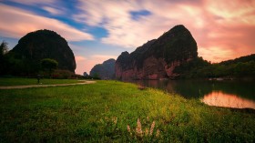 江西龙虎山自然风景桌面壁纸