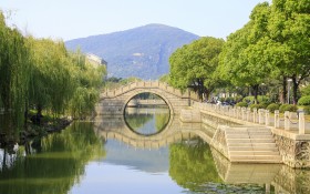 小桥流水自然风景桌面壁纸