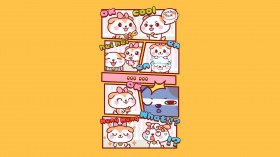 秋田君漫画卡通桌面壁纸