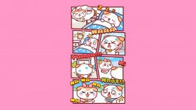 秋田君漫画卡通桌面壁纸
