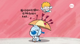 辛巴狗神经语录卡通桌面壁纸