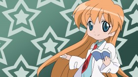 Lucky Star幸运星动漫卡通星星背景桌面壁纸