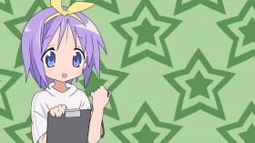 Lucky Star幸运星动漫卡通星星背景桌面壁纸