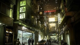 日本街头夜景风景桌面壁纸