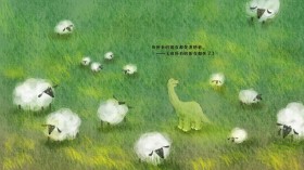 可爱的恐龙卡通桌面壁纸