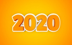 2020年创意文字桌面壁纸