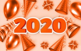 2020年创意文字桌面壁纸
