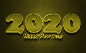 2020年创意文字桌面壁纸