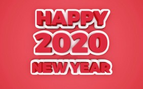 2020年创意文字桌面壁纸