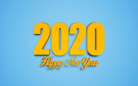 2020年创意文字桌面壁纸